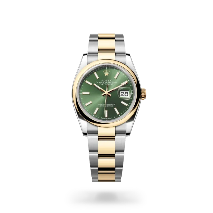 Datejust 36 rolex datejust in acciaio Oystersteel e oro giallo, m126203-0058 - De Pascalis Gioielli
