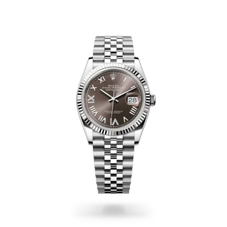 Datejust 36 rolex datejust in acciaio Oystersteel e oro bianco, m126234-0071 - De Pascalis Gioielli