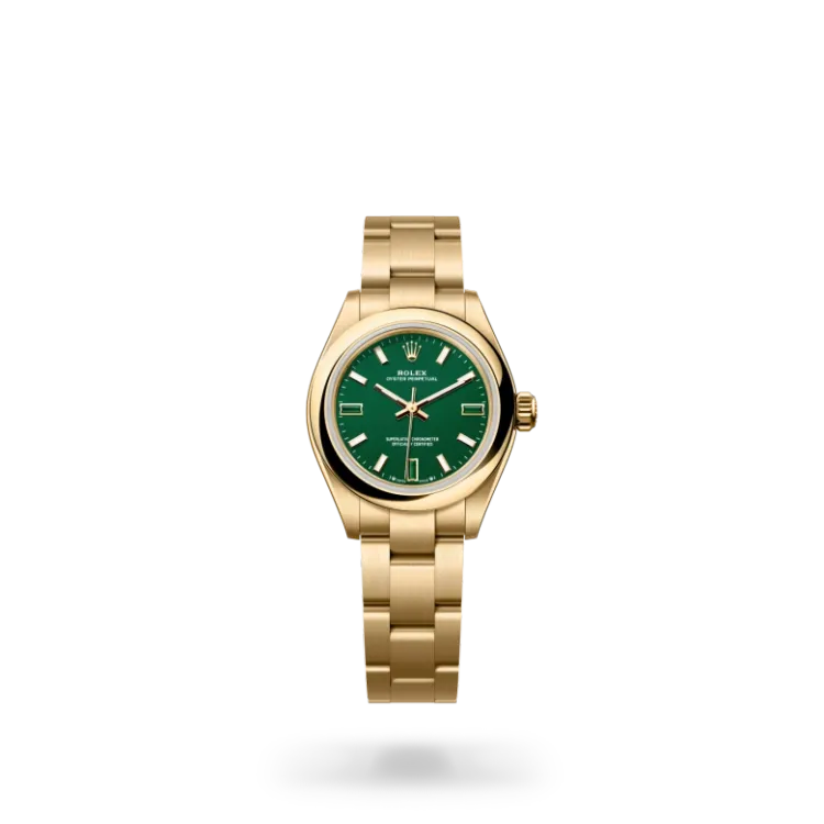 Oyster Perpetual 28 rolex oyster perpetual in oro giallo, m276208-0002 - De Pascalis Gioielli
