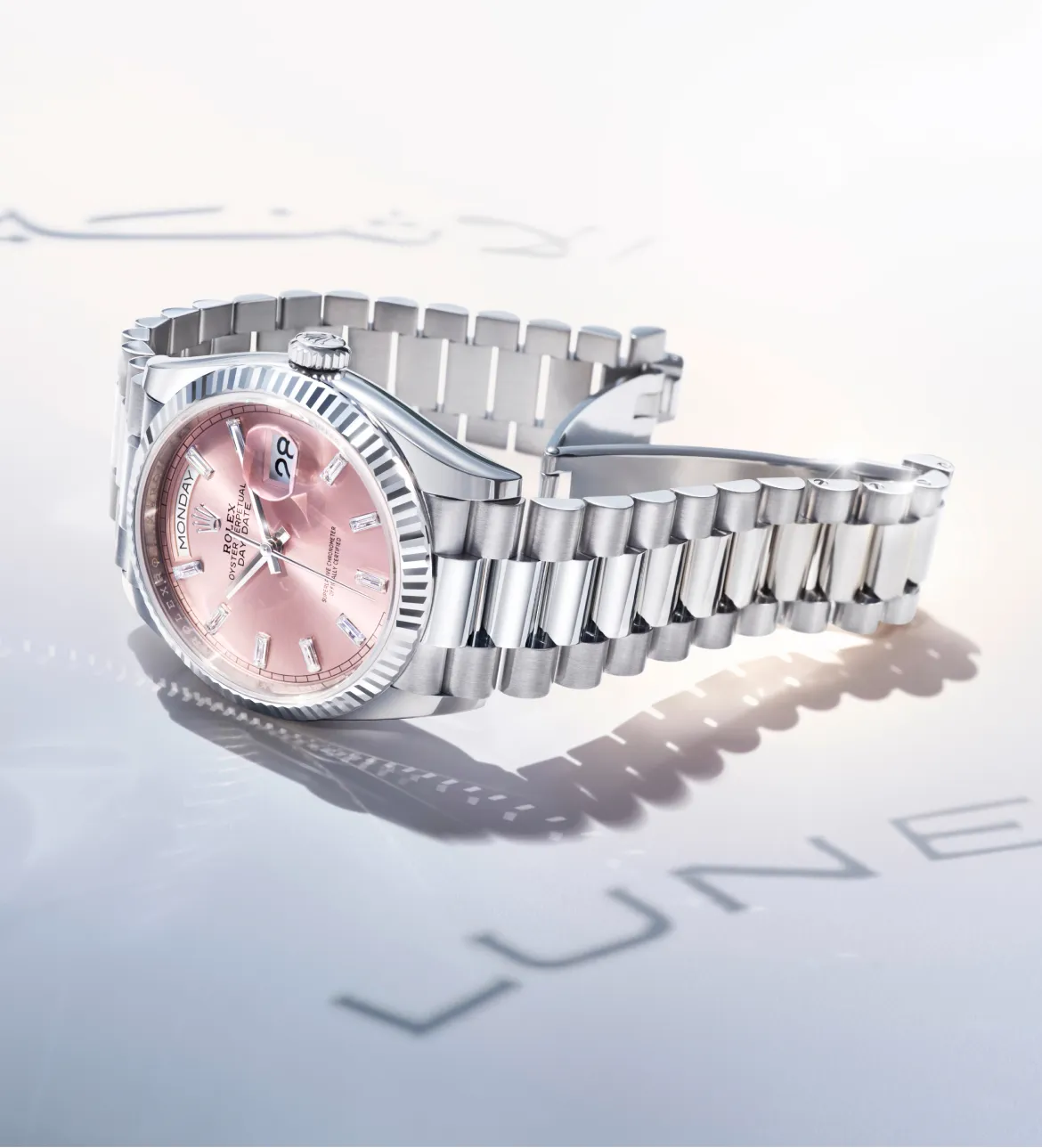 Il Day‑Date è l’orologio di un mondo globale, multiculturale e in continuo cambiamento.