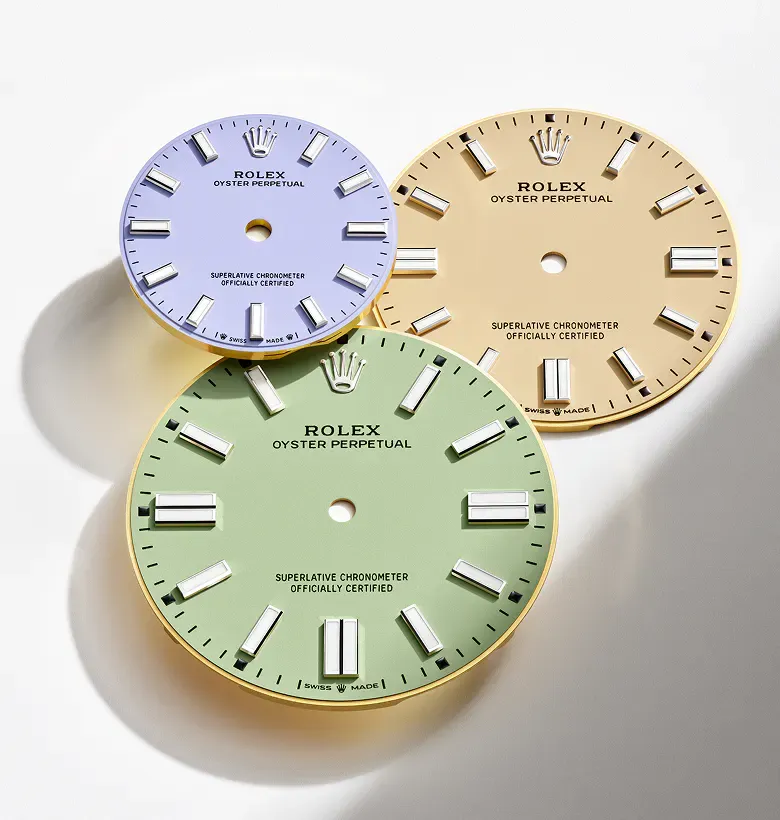 Il quadrante laccato opaco lavender